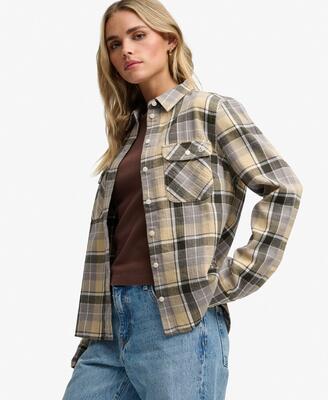 Superdry lumberjack ruit flanellen overhemd – 100% biologisch katoen – eden