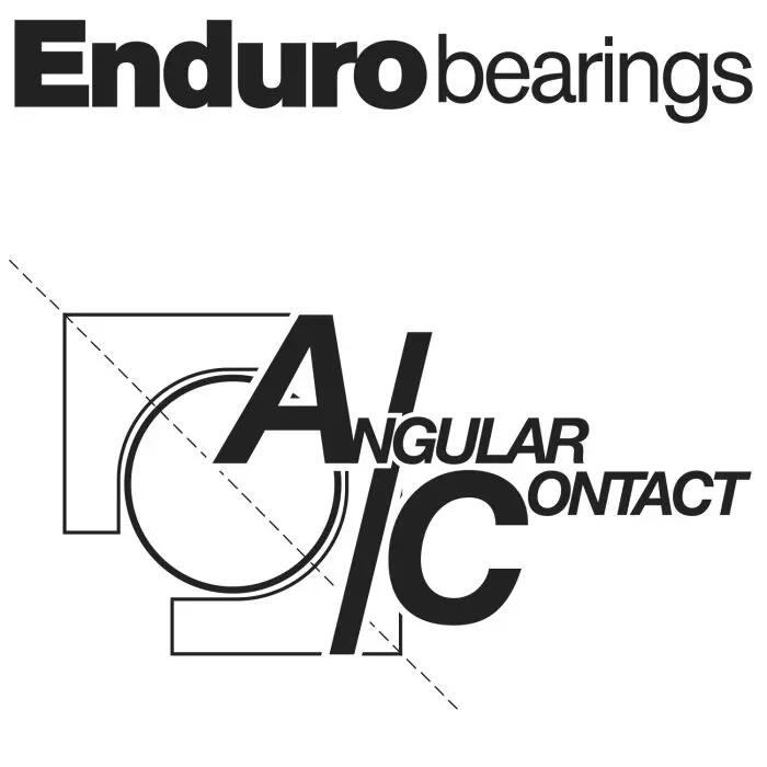 ENDURO BEARINGS 71801 LLB A5 ABEC 5 cuscinetto a contatto angolare 12x21x5 2/2