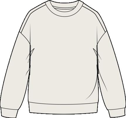 hummel Sweatshirt unisexe enfant en coton mélangé – CLOUD DANCER