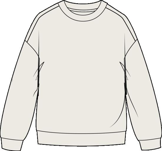 hummel Sweatshirt unisexe enfant en coton mélangé – CLOUD DANCER