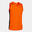 Camiseta sin mangas baloncesto Hombre Joma Cancha iii naranja negro