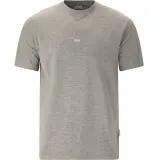 sos Sera M T-shirt heren biologisch katoen met stretch – 1038 Mid Grey Melange 4/4