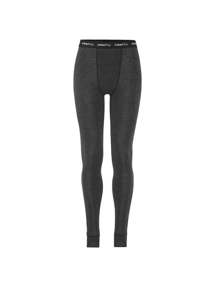 craft Wool Merino HZ set M camada base meia-zip aquecimento – Black/Melange 3/6