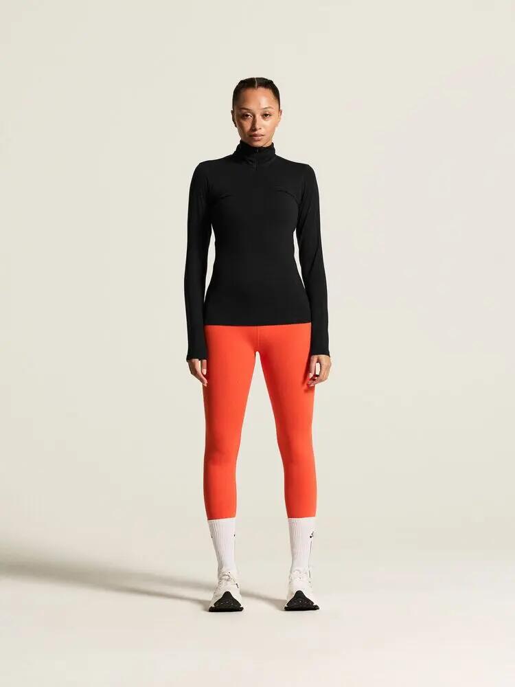 craft Maglia Wool 95 HZ LS Donna in lana merino calda – Black/Melange 4/7