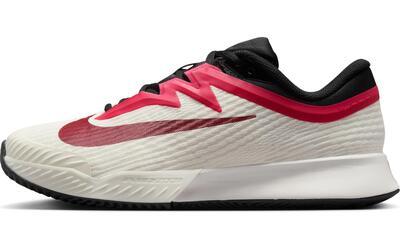 Shoes - tennis - women - vapor pro 3 clay - laag, wendbaar - white/red/black