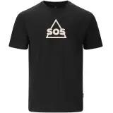 sos T-shirt Kvitfjell M SS Tee V2 in cotone biologico ed elastan – 1001A Black 4/4