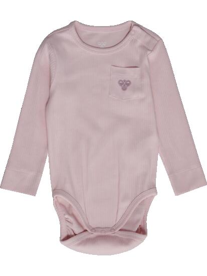 hummel Body manches longues bébé en coton bio avec poche – PALE LILAC