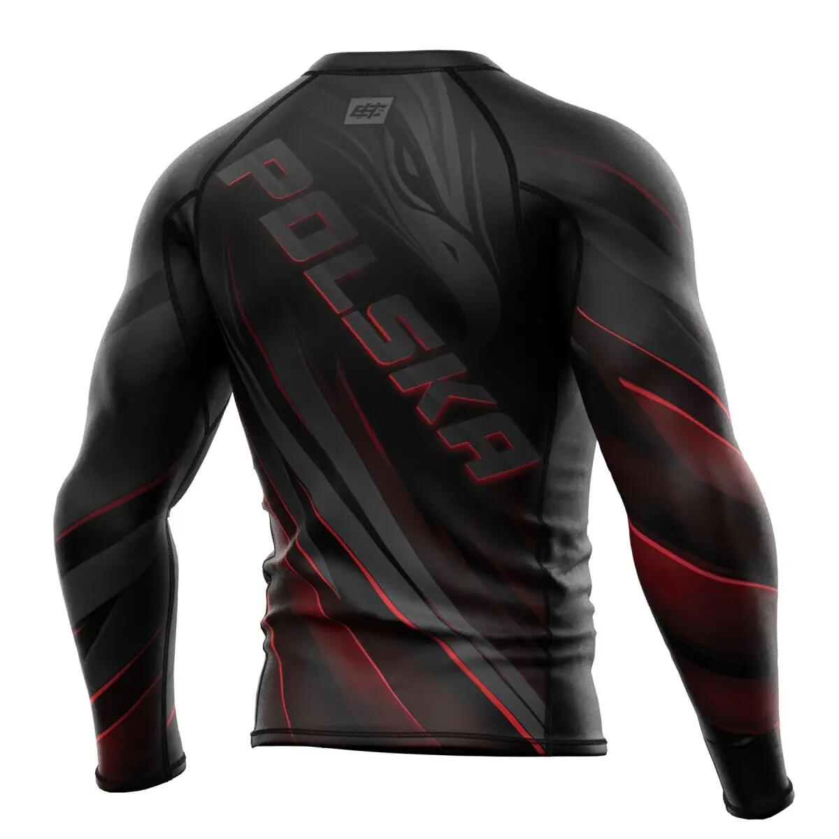 Koszulka sportowa męska Rashguard do MMA EXTREME HOBBY POLSKA ULTIMATE 2/6