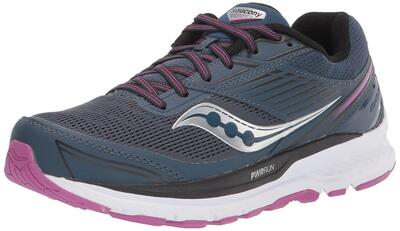 Shoes - running - women - echelon 9 - supportive, cushioned - iris/carbon