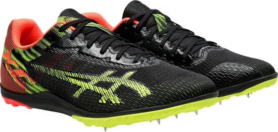 Chaussures - athlétisme - unisexe - pointes - resurgence xc - noir vert orange