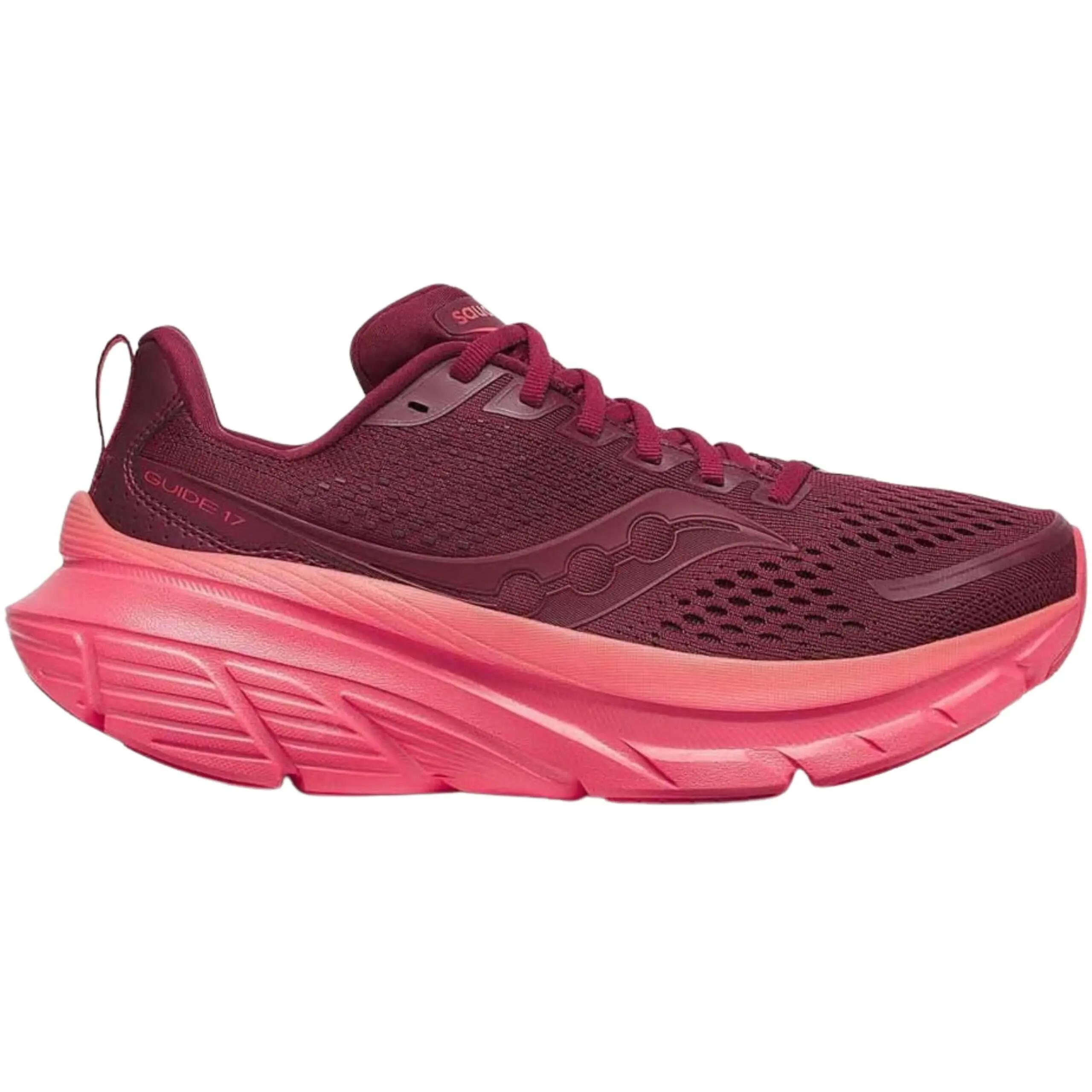 Scarpe running - Uomo - Supporto e ammort. - Guide 17 - Rosso 4/4