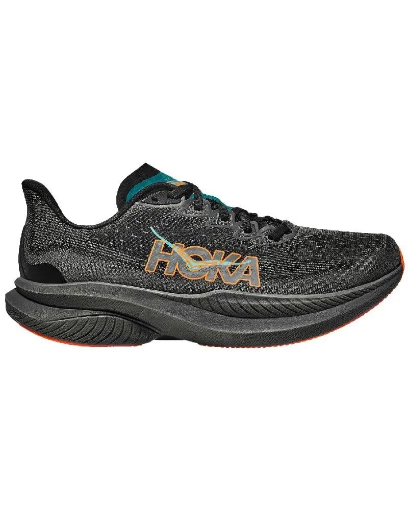 Hoka One One Mach 6 Black Electric Tangerine — foto 4