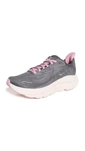 Chaussures Running Femme, Amorti - Clifton 10 Rose/Gris-vert