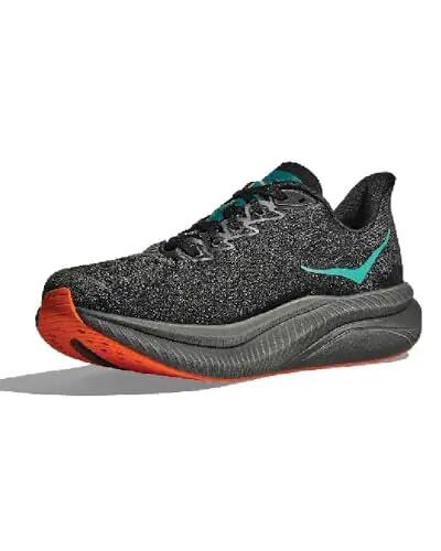 Herren - running - schuhe - leicht reaktiv - mach 6 - schwarz/tangerine 2/4