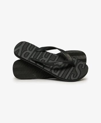 superdry Core Logo Klapki z gumy – Black