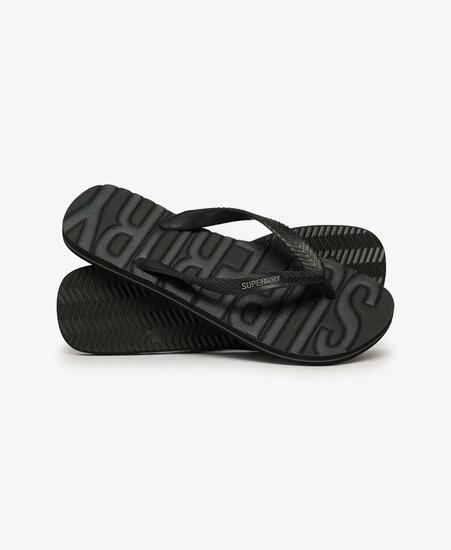 superdry Core Logo Klapki z gumy – Black