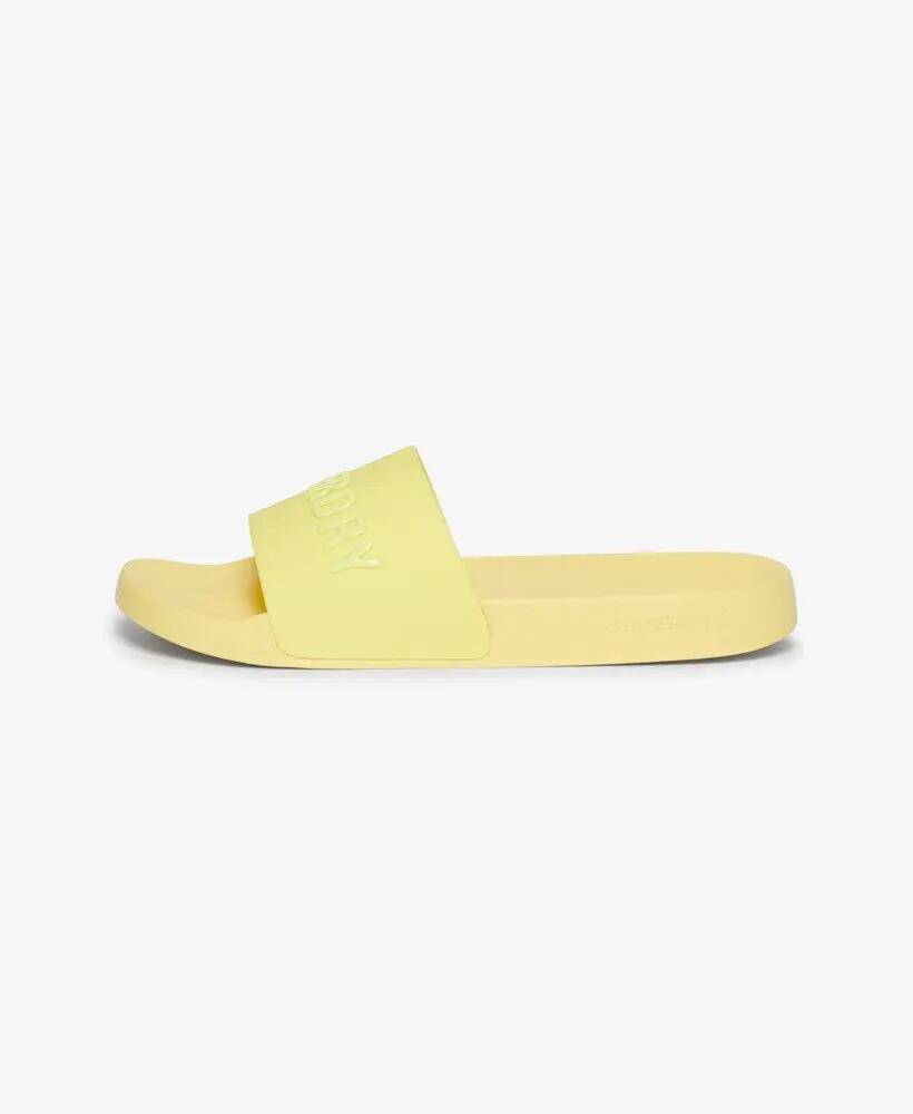 superdry Ciabatte Pool Vegan con logo – Sunny Lime Green 4/7