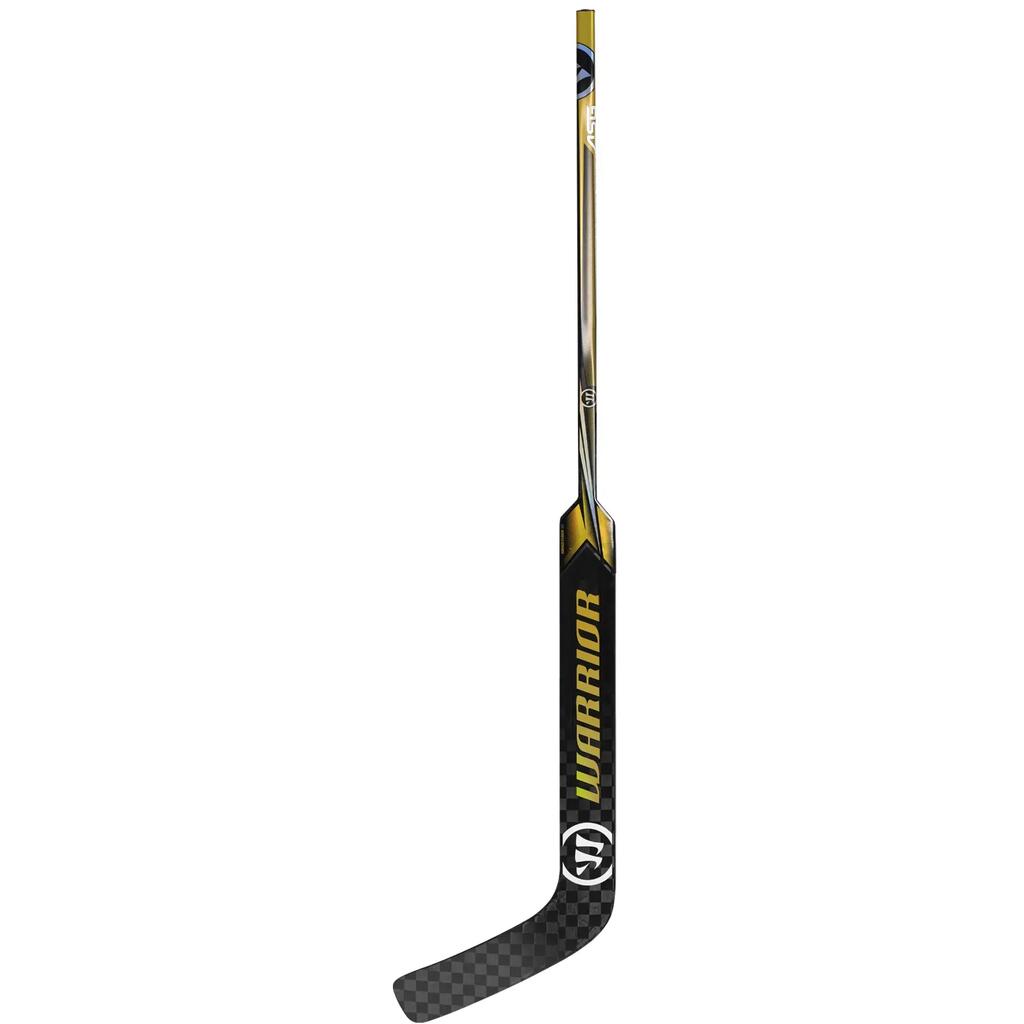 WARRIOR QR50 Senior 25.0 Paddle Black/gold adult Hockey Goalie Stick – L