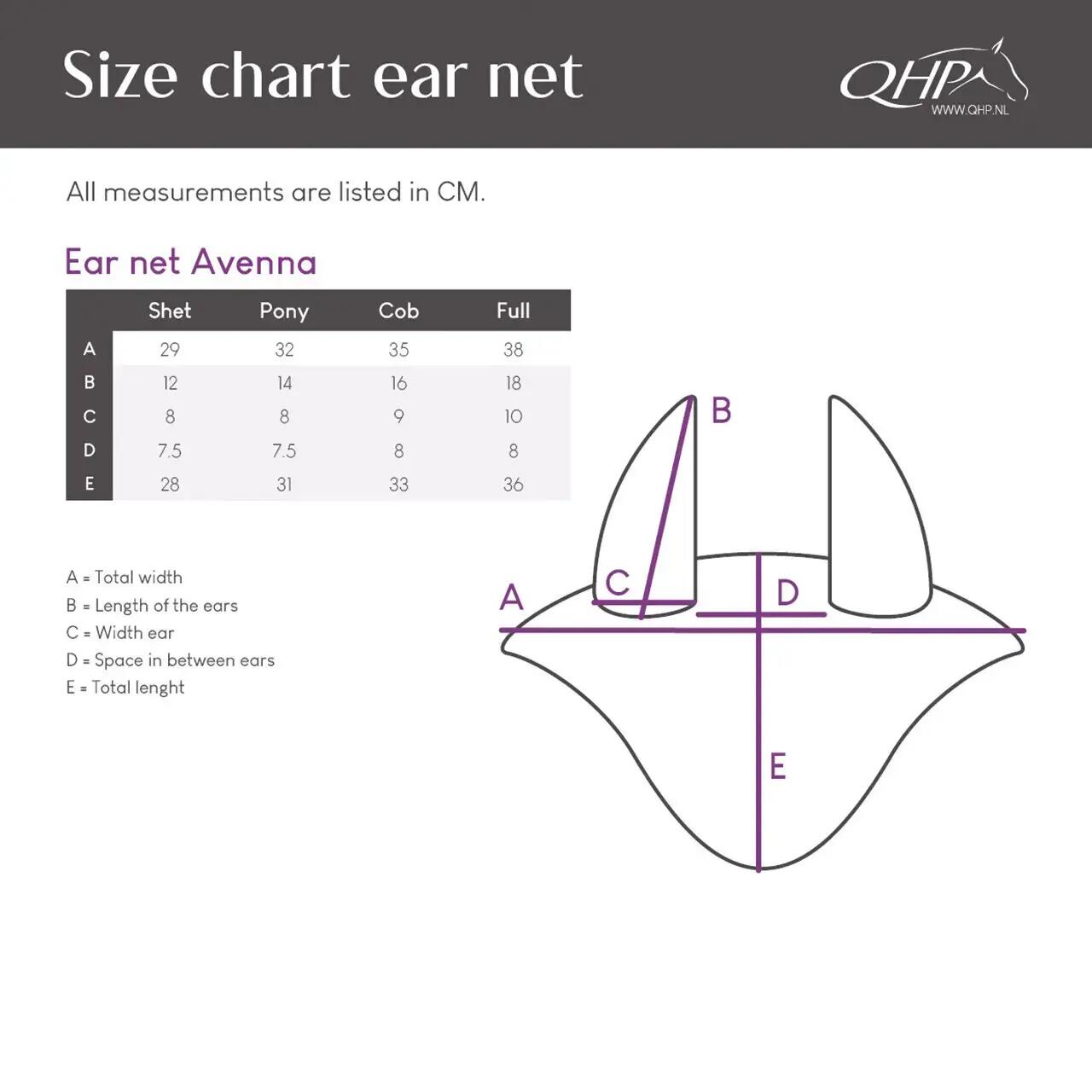 Cuffietta per cavalli QHP Avenna 7/7