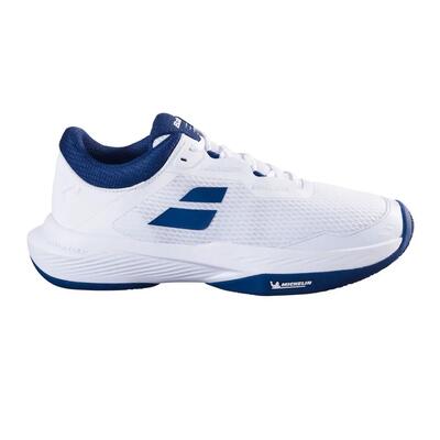 Shoes - tennis - men - sfx 4 clay - comfortabel, stabiel, ademend - white/blue