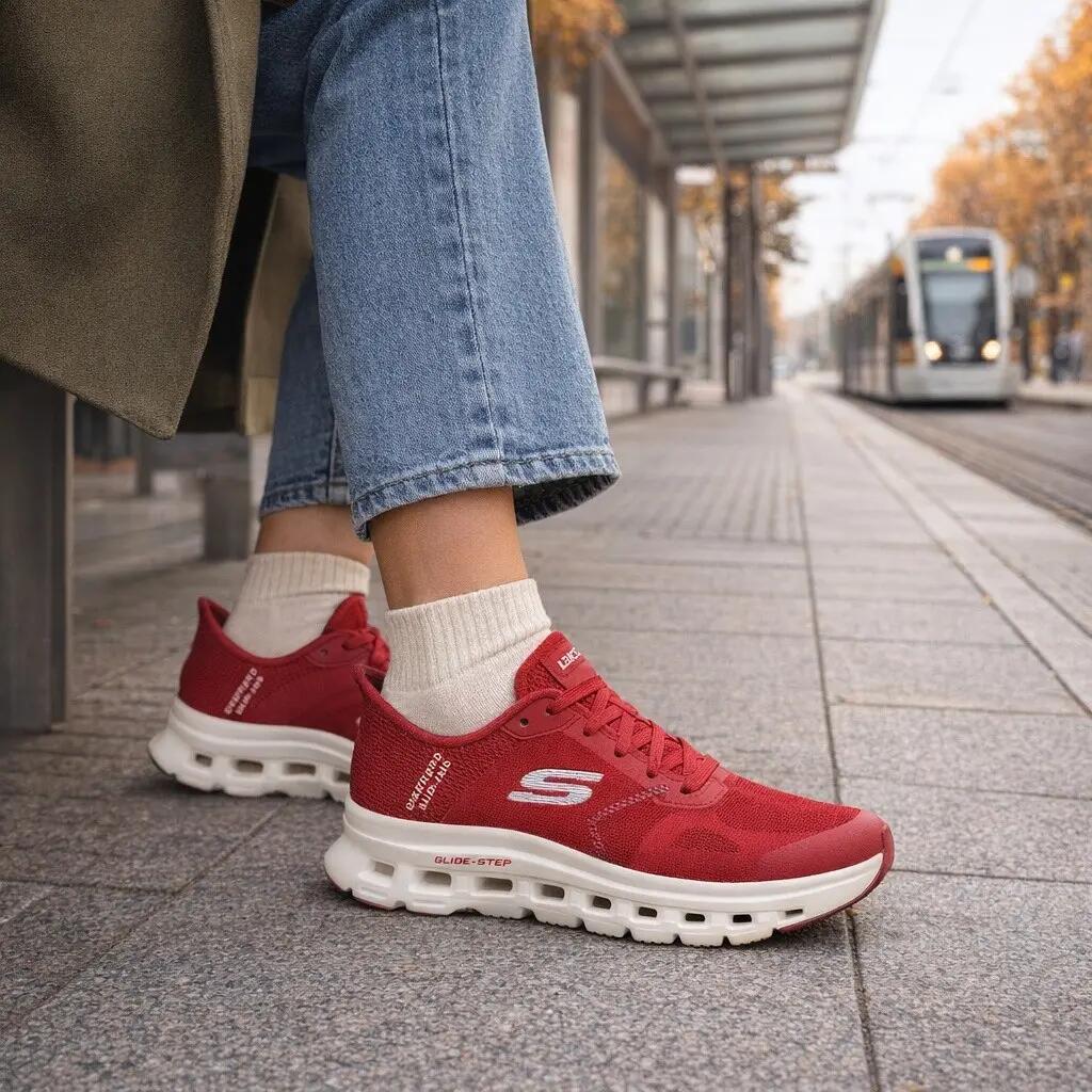 Glide-step Pro Roja | Zapatillas Veganas  Skechers 6/7