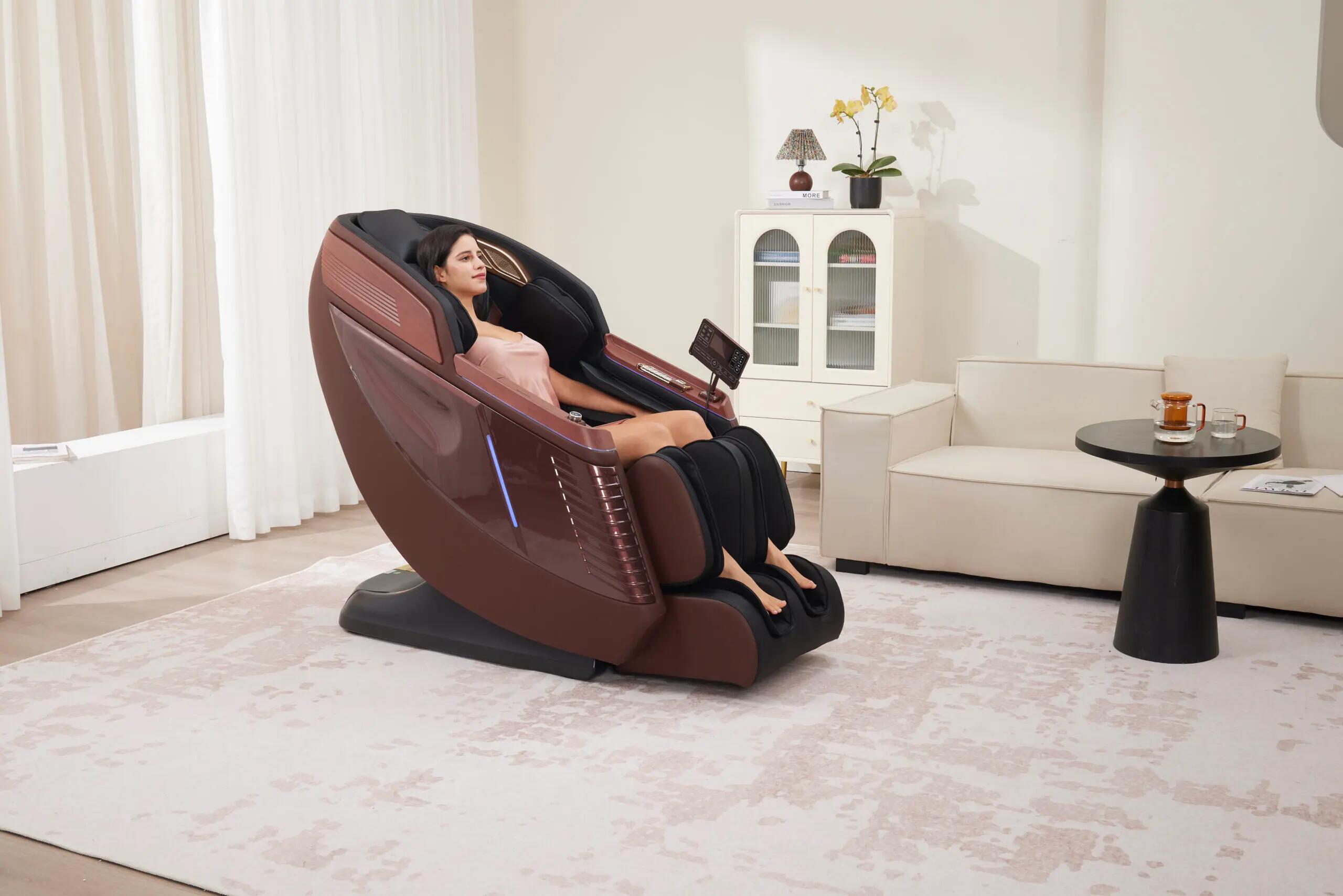 Cadeira de Massagem Avançada XZ6 (Castanho) 5/15