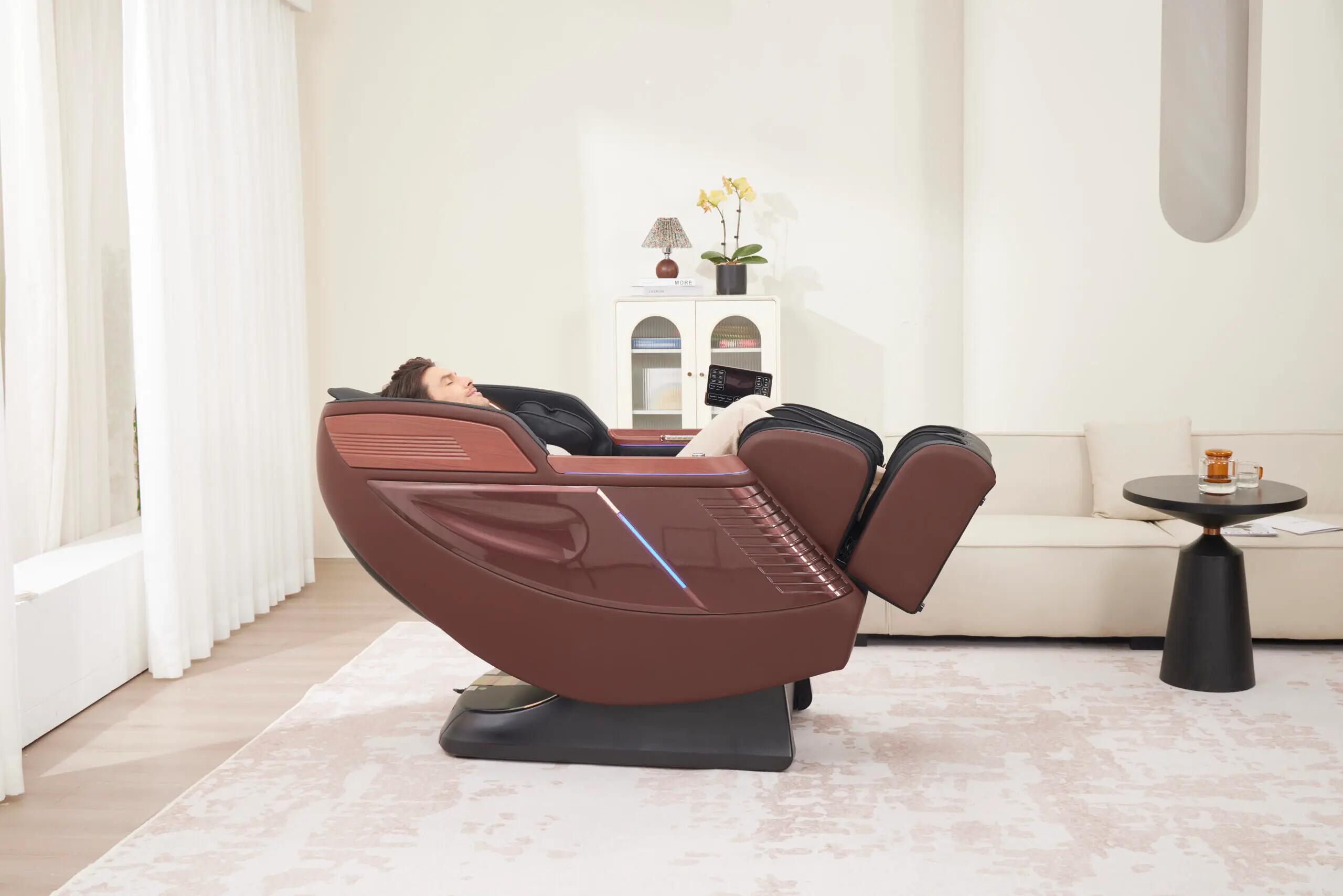 Cadeira de Massagem Avançada XZ6 (Castanho) 4/15