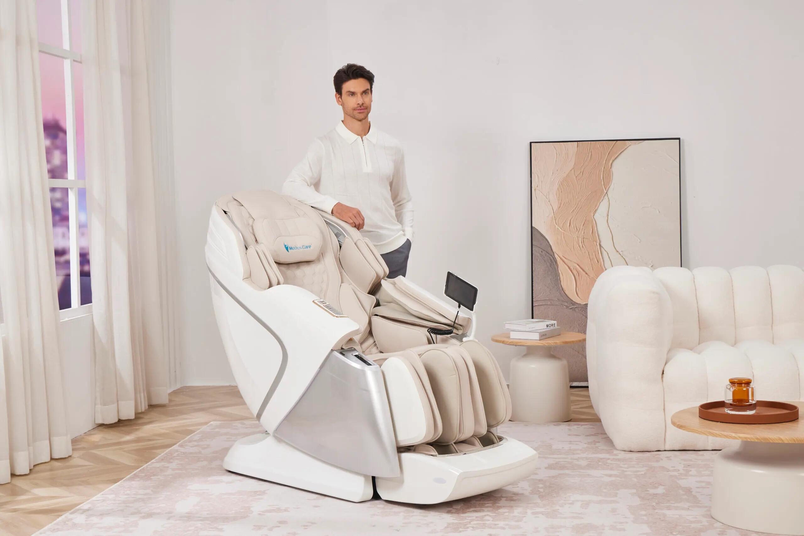 Cadeira de Massagem de Luxo XZ9 (Branco) 2/15