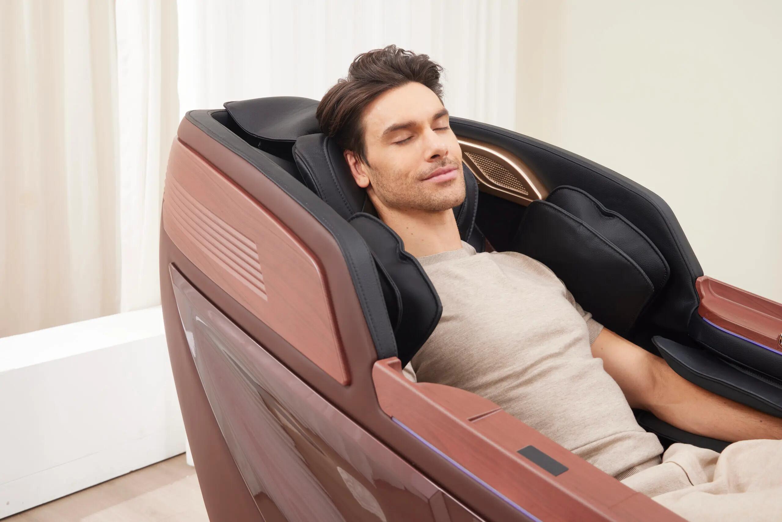 Cadeira de Massagem Avançada XZ6 (Castanho) 2/15