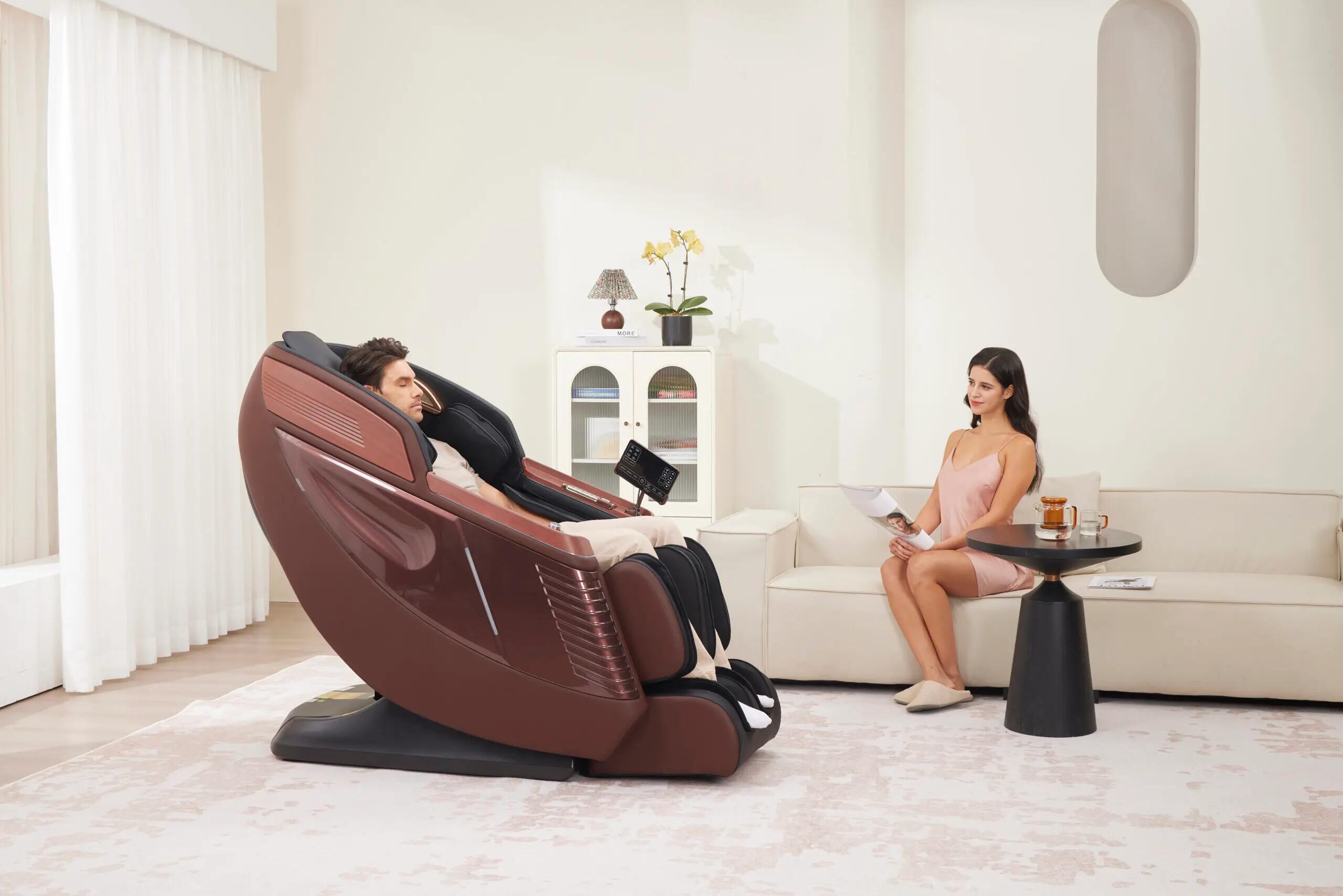 Cadeira de Massagem Avançada XZ6 (Castanho) 14/15