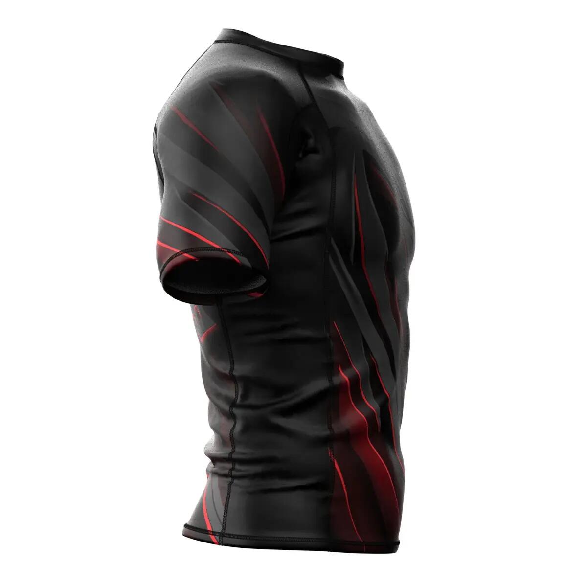 Rashguard à manches courtes pour homme MMA EXTREME HOBBY POLSKA ULTIMATE 3/6