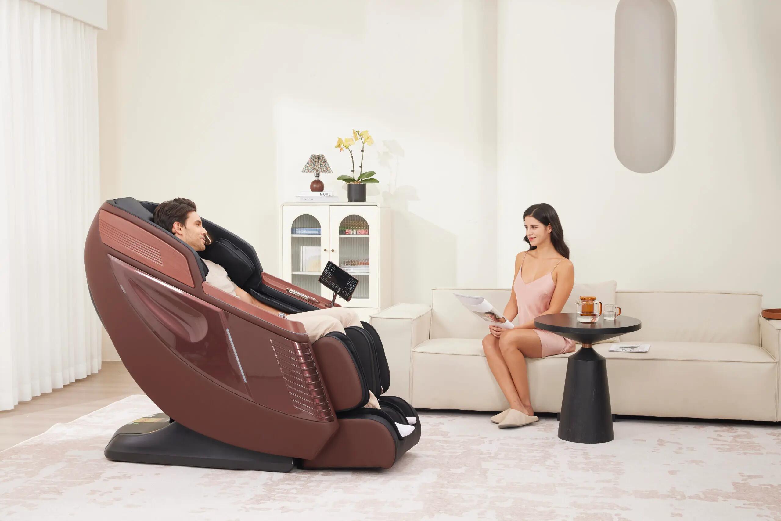 Cadeira de Massagem Avançada XZ6 (Castanho) 13/15