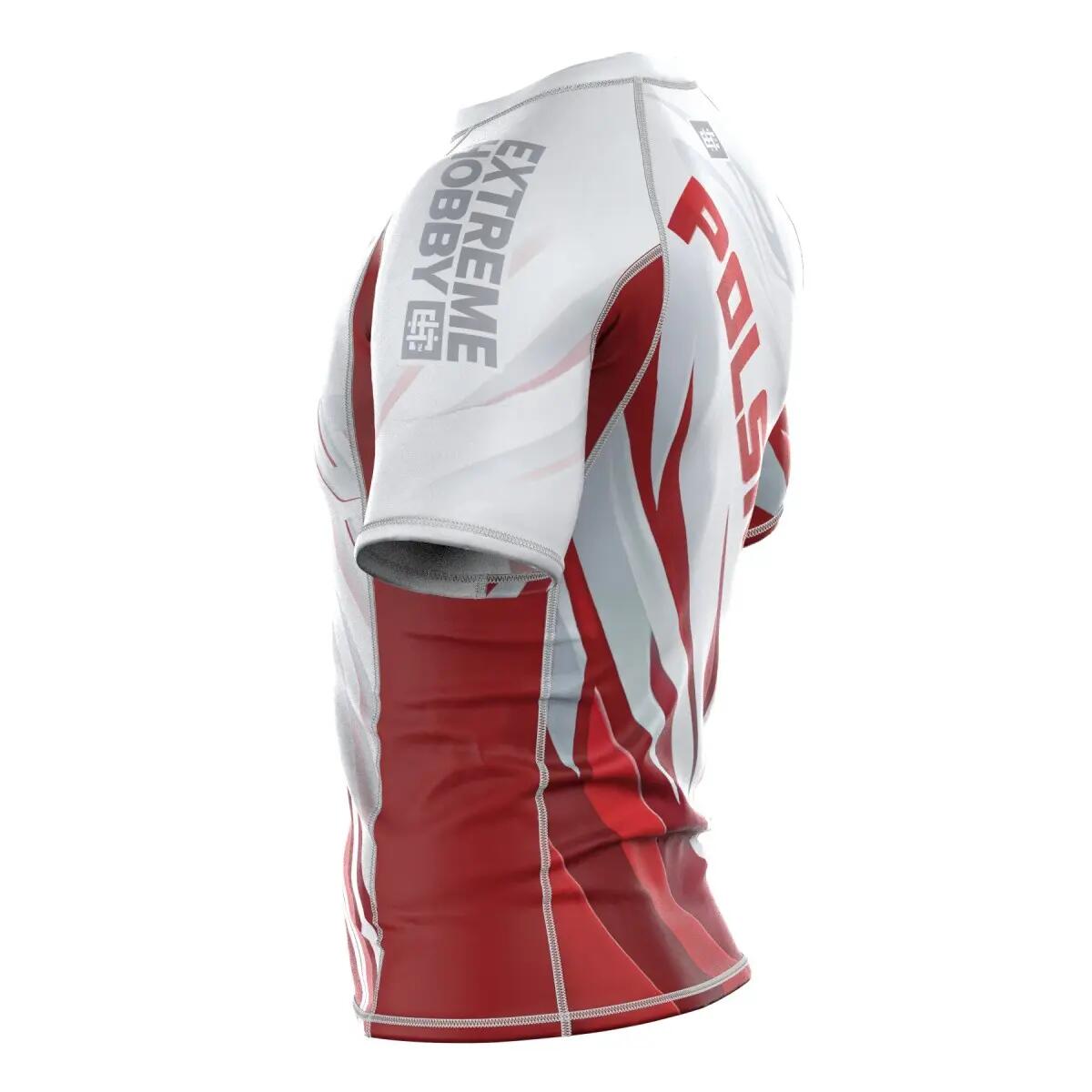 Rashguard à manches courtes pour homme MMA EXTREME HOBBY POLSKA ULTIMATE 4/6