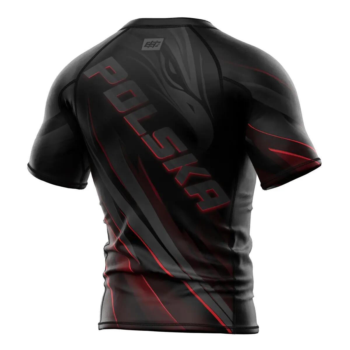Rashguard à manches courtes pour homme MMA EXTREME HOBBY POLSKA ULTIMATE 2/6