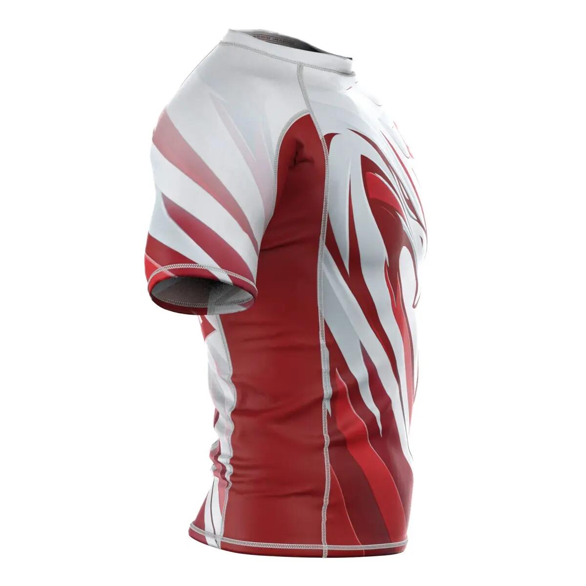 Rashguard à manches courtes pour homme MMA EXTREME HOBBY POLSKA ULTIMATE 3/6