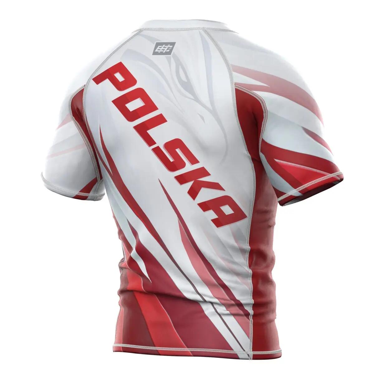 Rashguard à manches courtes pour homme MMA EXTREME HOBBY POLSKA ULTIMATE 2/6