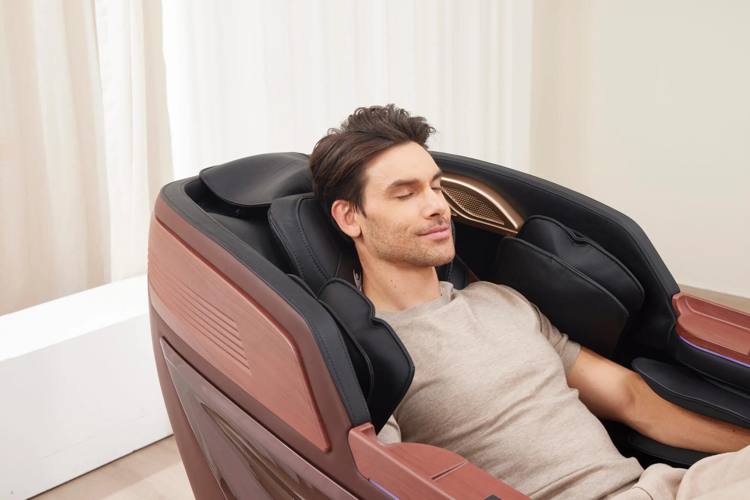 Cadeira de Massagem Avançada XZ6 (Castanho) 10/15