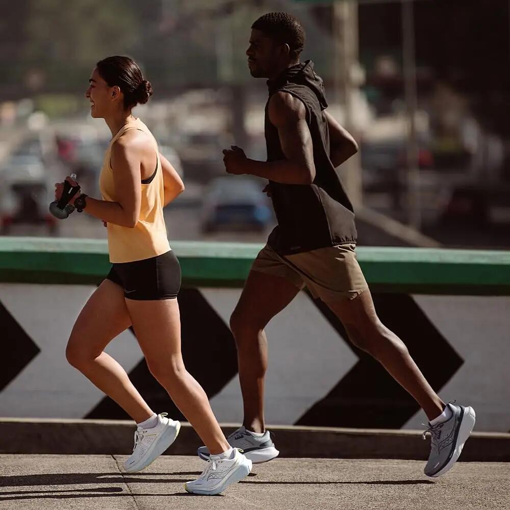 Damen - Running - Schuhe - stabil, gedämpft - Guide 18 - Pfirsich/Gelb 4/4