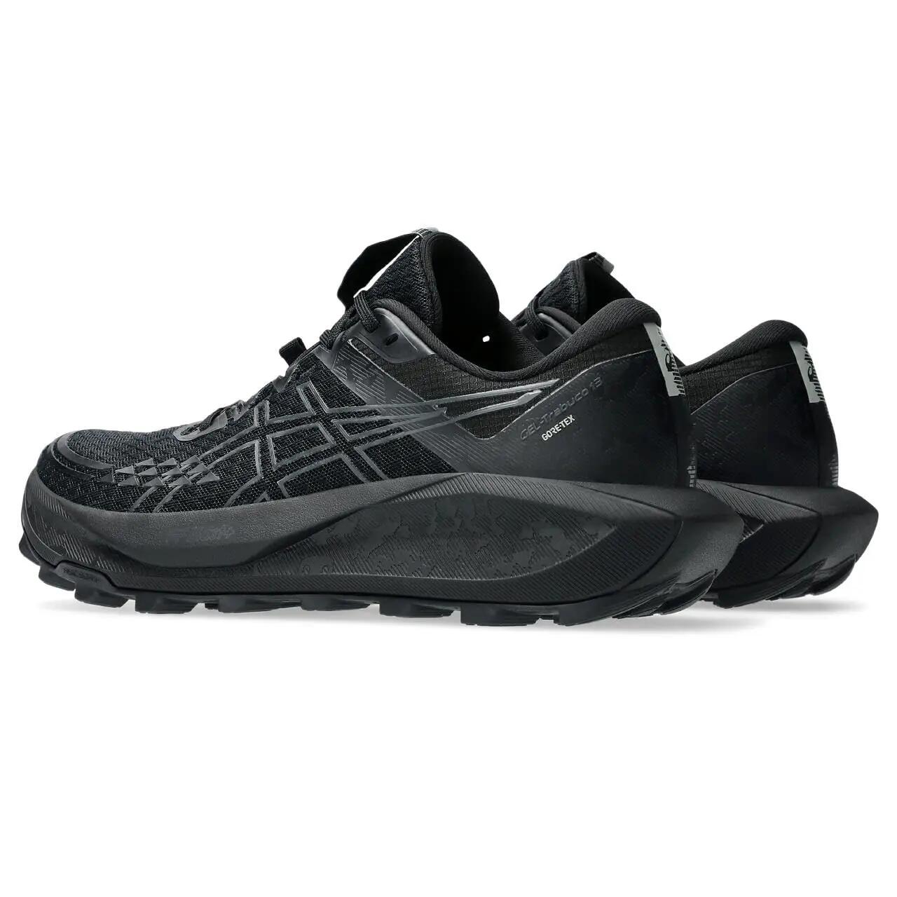 Chaussures - Trail - Femme - Imperméables, stables, GEL-Trabuco 13 - Noir/Gris 4/4