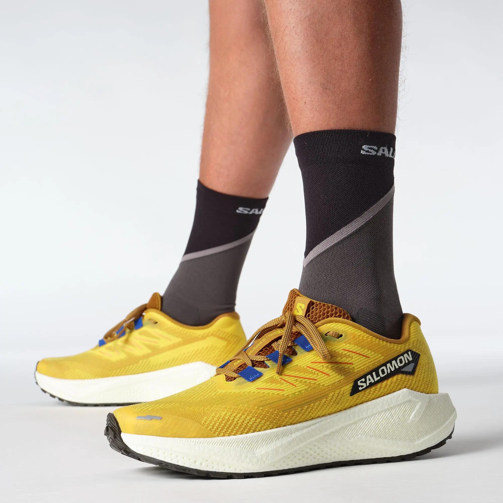 Schoenen - trail - heren - aero blaze 3 grvl - robuust - spicy mustard 3/6