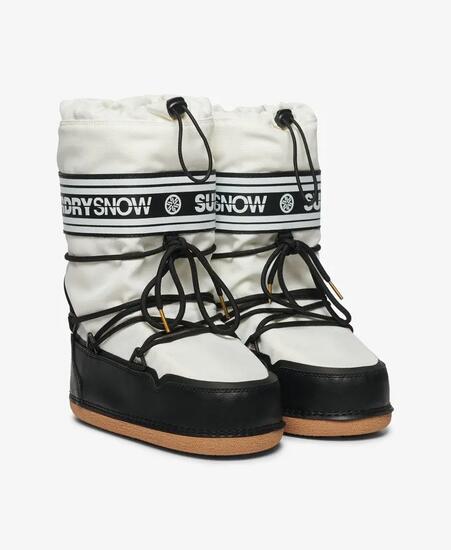 superdry Snow Boot bottine d'hiver pour femmes en polyester et caoutchouc –