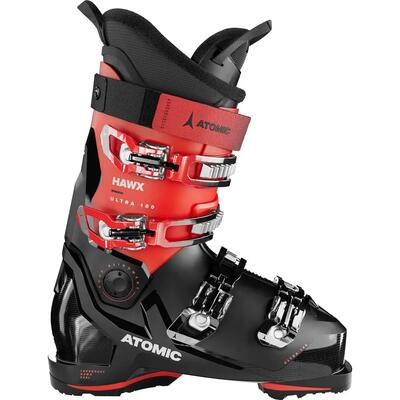 Schoenen - ski - volwassenen - hawx ultra 100 gw - zwart/rood