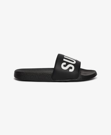 superdry Pool Sliders sandales légères à brides rembourrées – Blue Sea