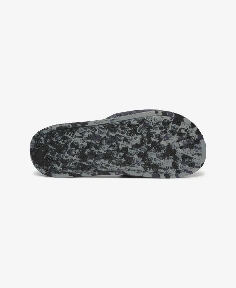 superdry Core Camo Pool Slider con fascia imbottita – Dark Grey Tiger Camo 7/7