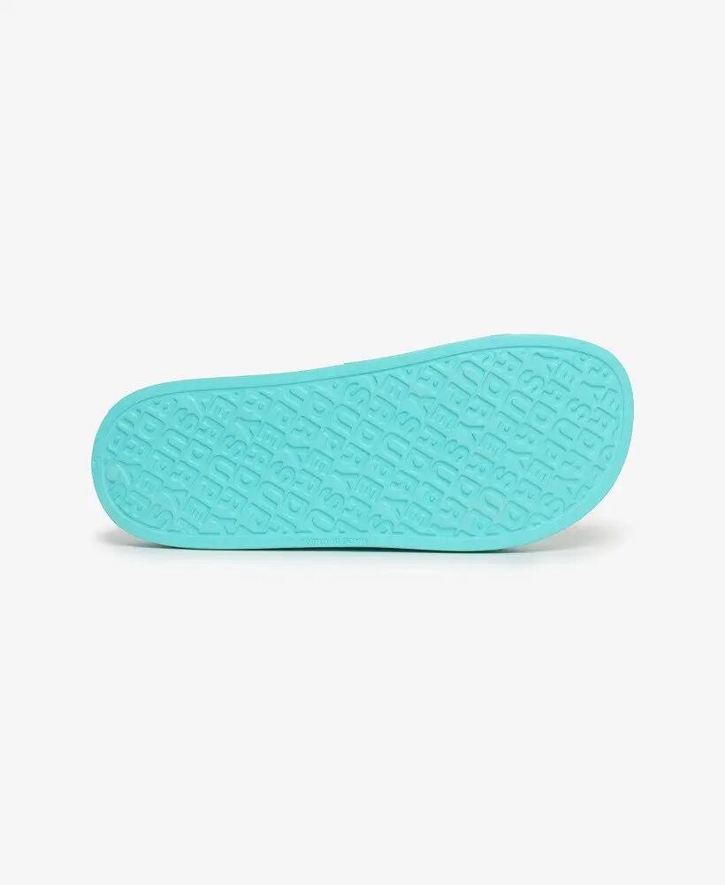 superdry Core Ombre Klapki basenowe z recyklingowanego EVA – Bali Blue 7/7