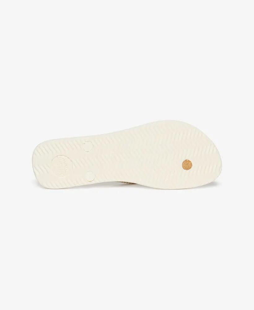superdry Infradito Core Metallic in gomma ed EVA – OFF WHITE 7/7