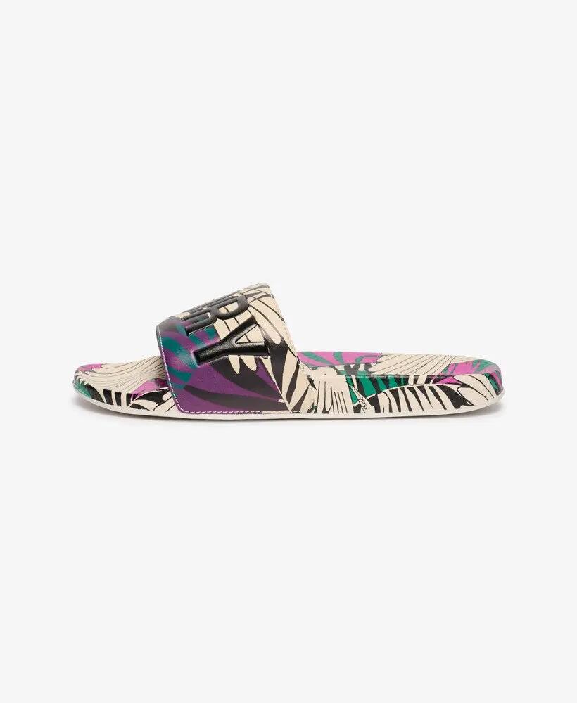 superdry Ciabatte pool stampate - Fasce imbottite – Optical Birds Cream 6/7