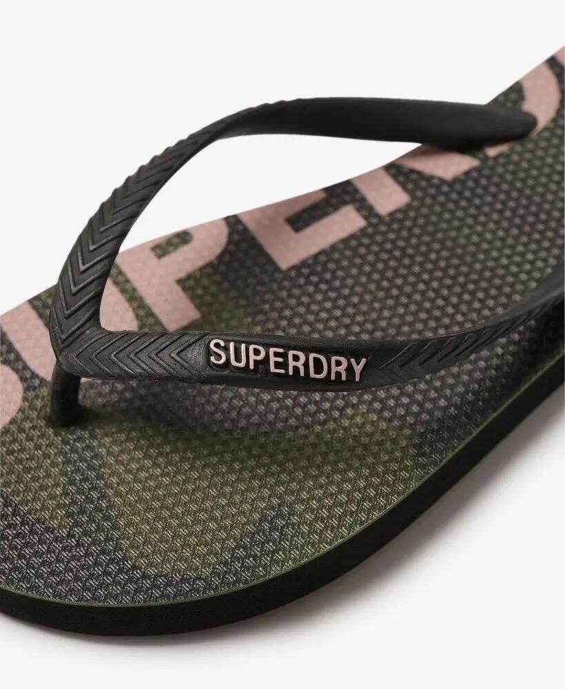 superdry Infradito Logo in gomma – Nathan Camo 6/7
