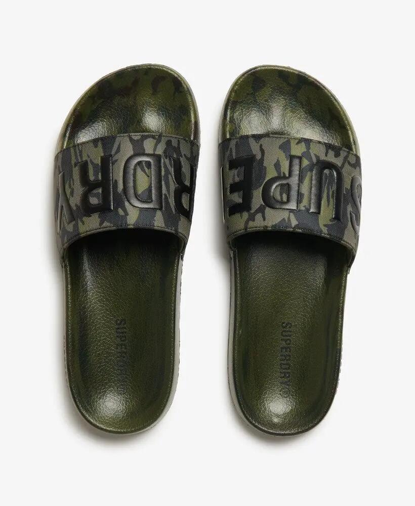 superdry Claquettes Core Camo à bride rembourrée – Nathan Camo 5/7