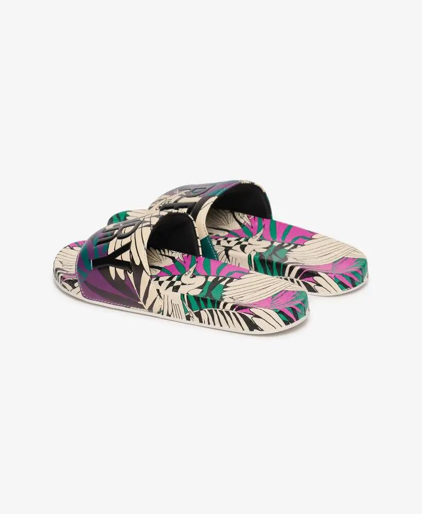 superdry Ciabatte pool stampate - Fasce imbottite – Optical Birds Cream 5/7